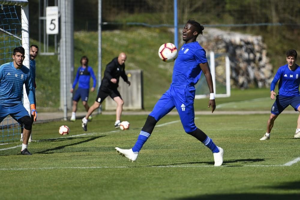 Entenamiento del Real Oviedo