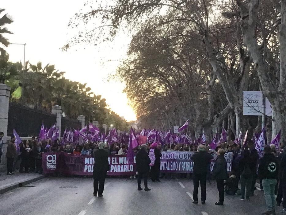 Manifestaciones por el 8M en Málaga