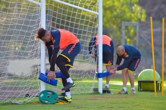 Entrenamiento de la UDLP en Las Burras