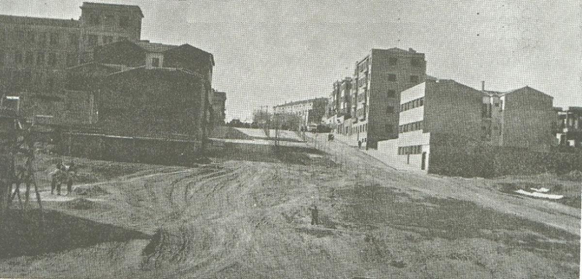 La avenida Virgen de la Montaña en 1945. Foto del Archivo Histórico Provincial.