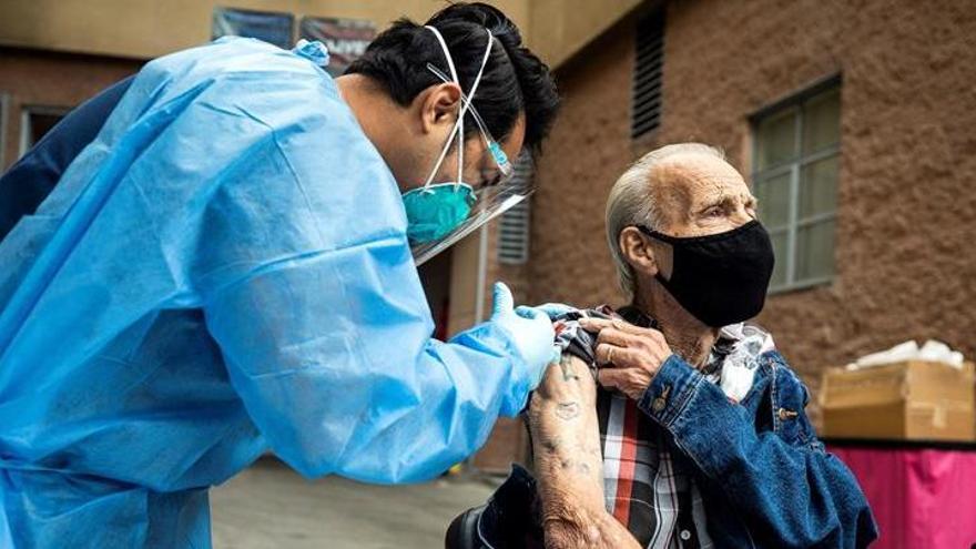 Vacunación de personas sin hogar en Estados Unidos.
