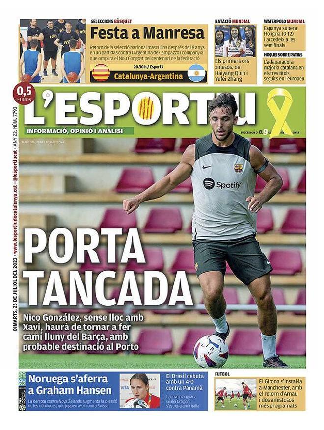 Estas son las portadas de la prensa deportiva de hoy