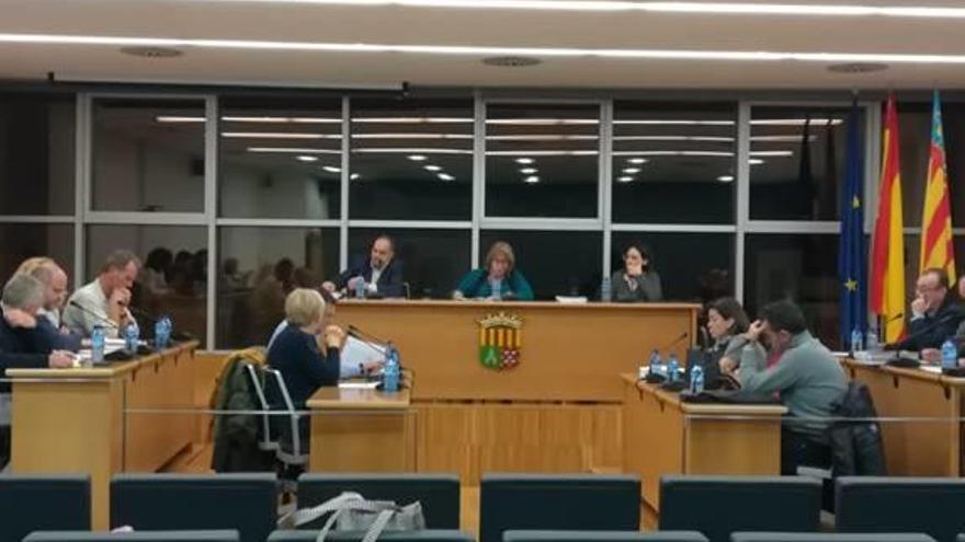 Imagen del pleno donde fueron aprobados los presupuestos.