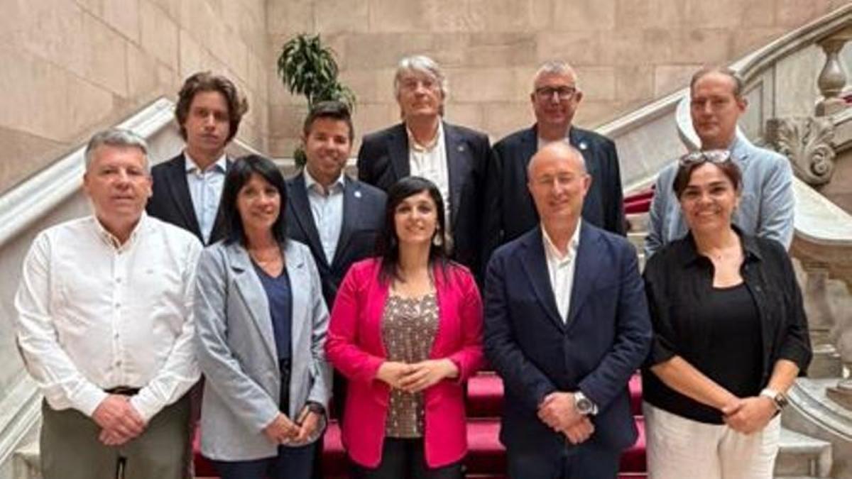 Xavier Capelles al costat de Sílvia Orriols