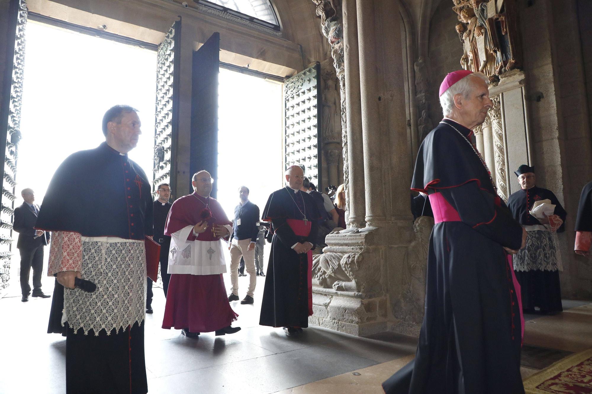 Ceremonia de toma de posesión del nuevo arzobispo de Santiago, monseñor Prieto