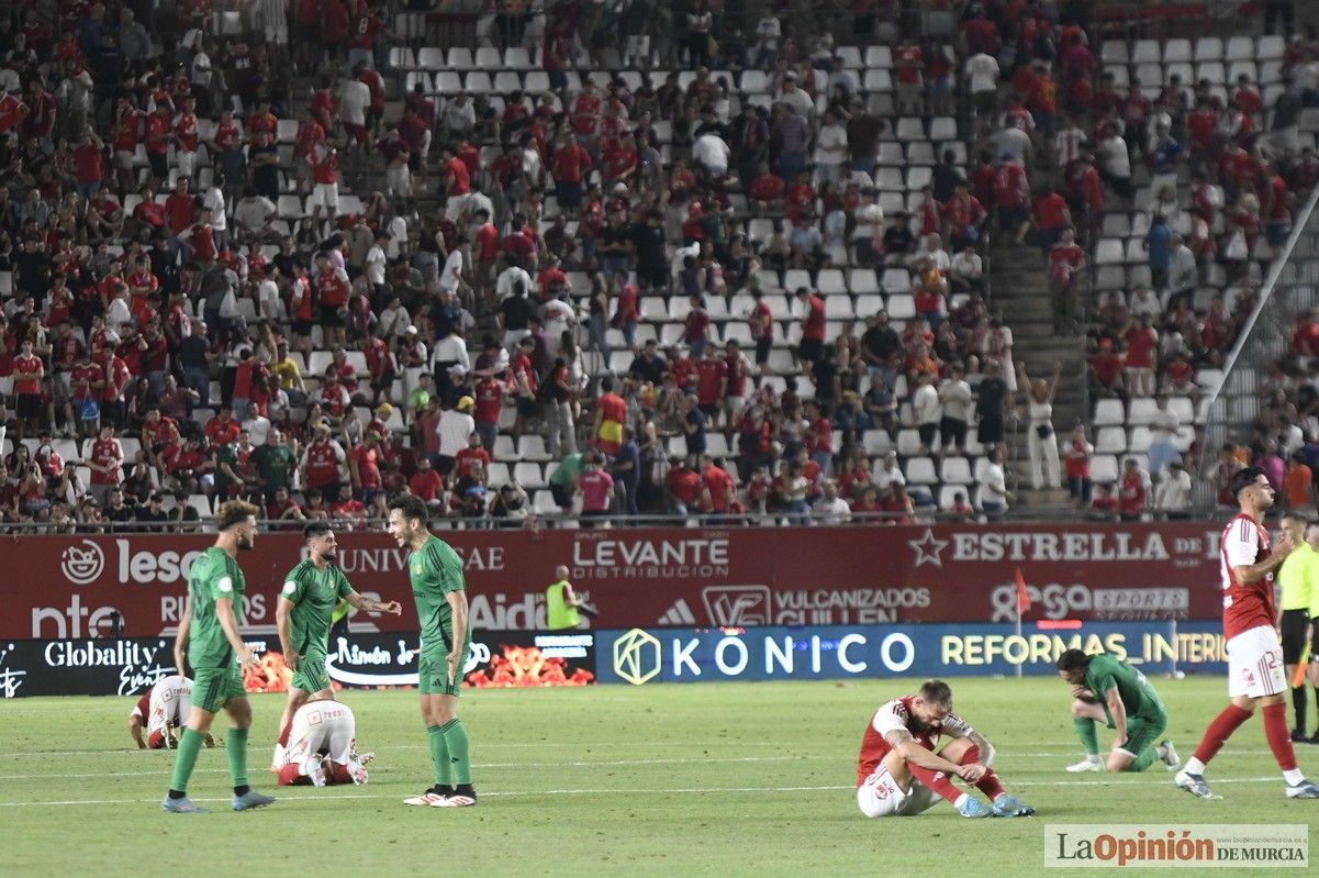Así fue el encuentro del play off del Real Murcia y el Nástic en la lucha por el ascenso