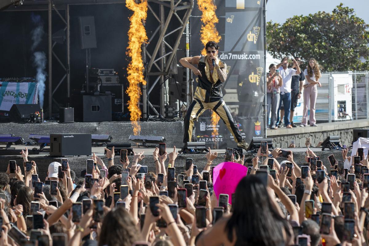 Rodaje del concierto de 'La Reina del Flow 3' en Lanzarote