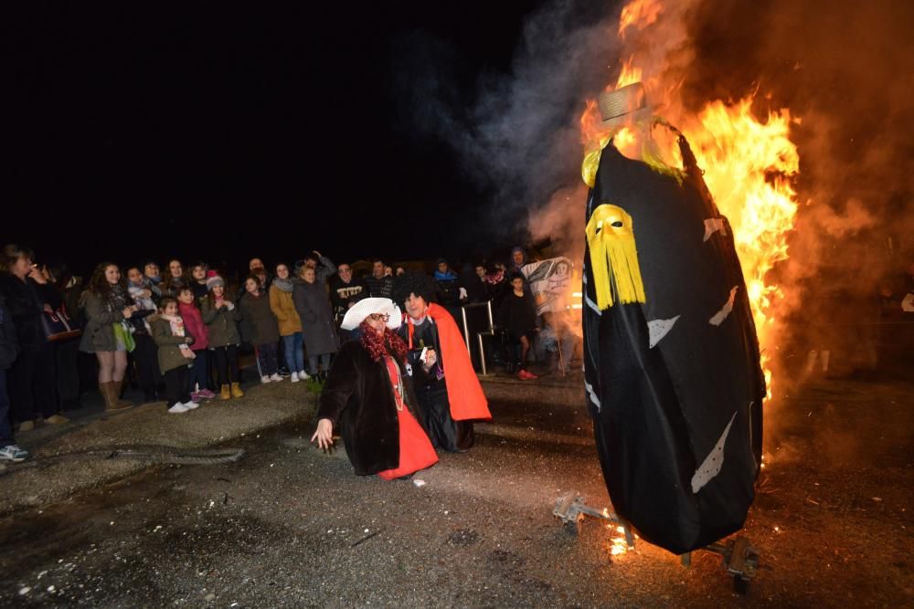 Entroido en Pontevedra 2016 | Poio despide al "Mexilón"