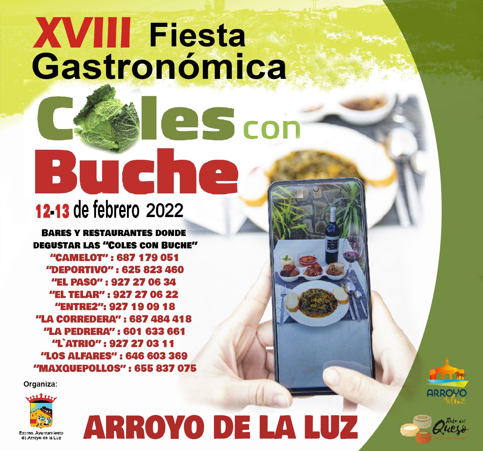 Cartel  de la Fiesta Coles Buche 2022.