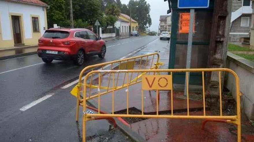 Vecinos de Bamio demandaron seguridad en la carretera. // Noé Parga