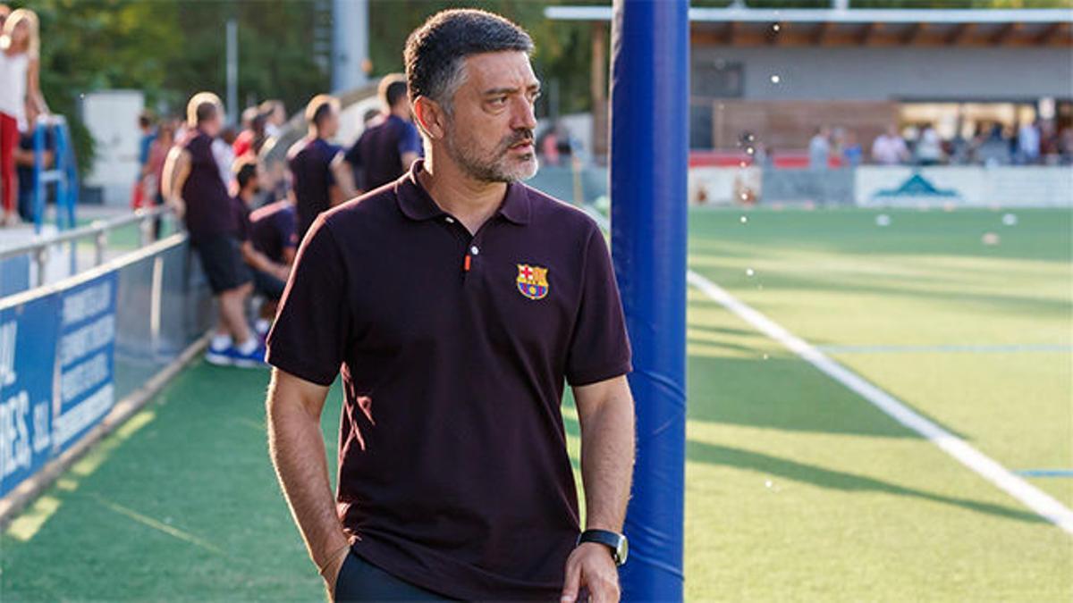 García Pimienta explica cuáles son los objetivos del Barça B