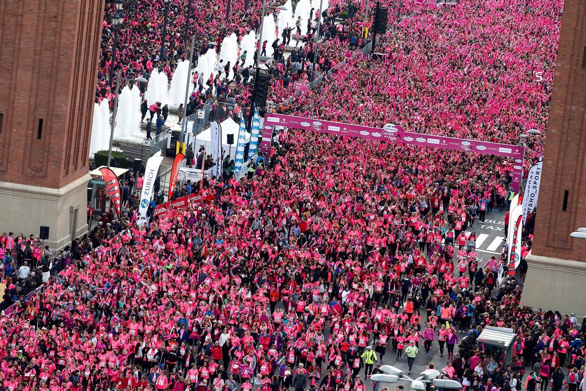 Imagen de archivo de la Cursa de la Dona