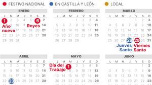 Calendario Laboral CastillaYLeon 2024