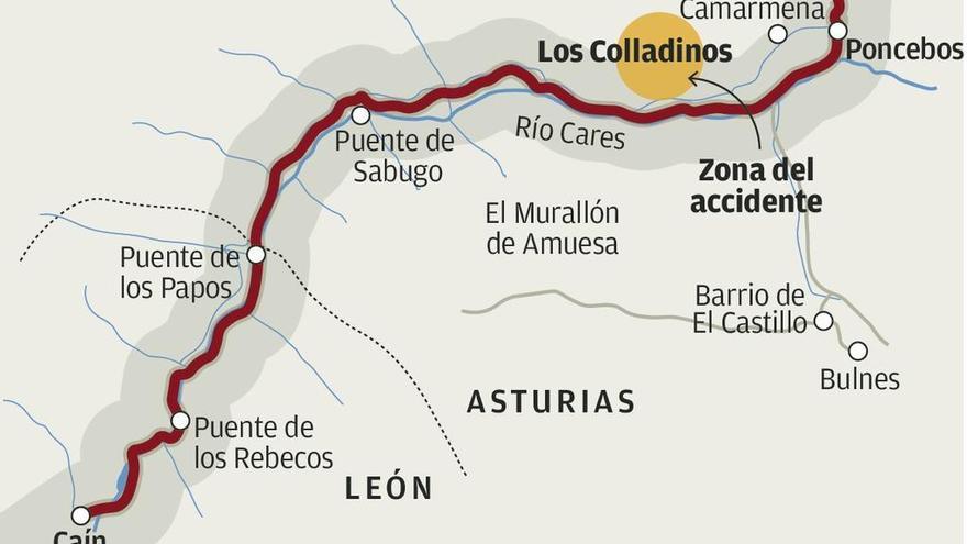 Localizador de la zona del accidente.