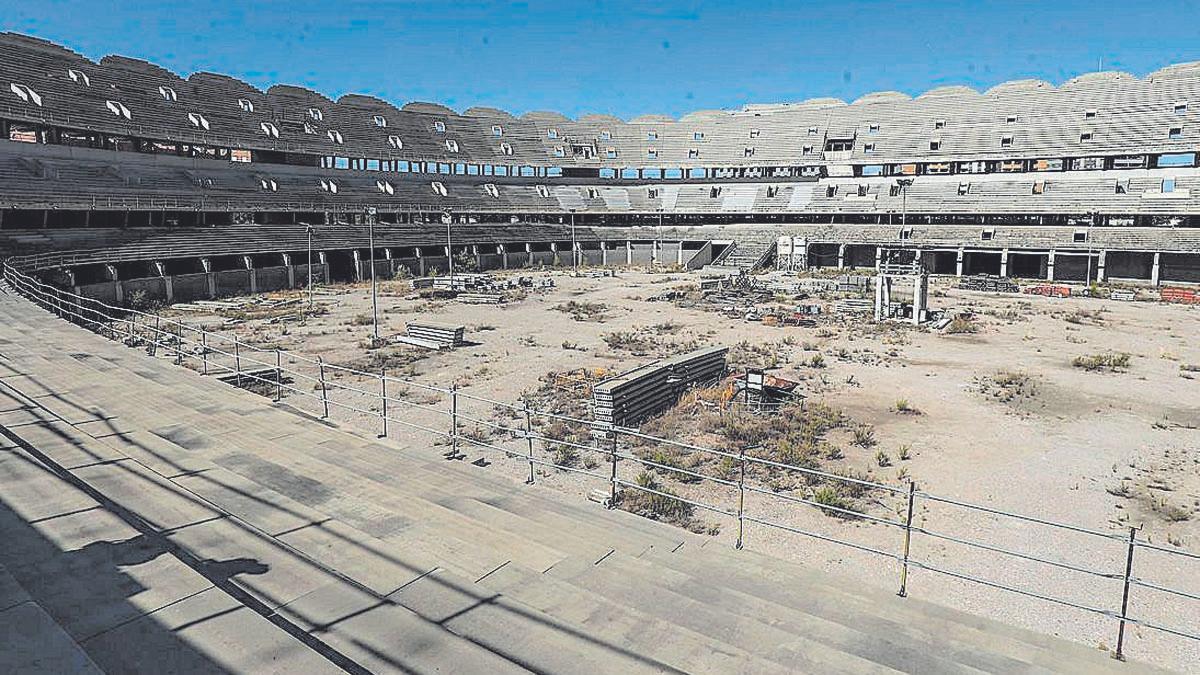 Las obras del Nou Mestalla, desde dentro