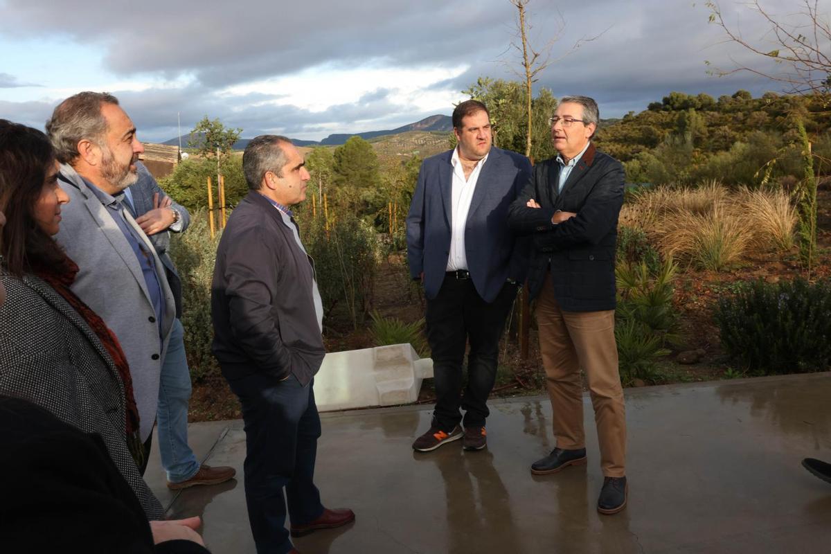 Salado, tras la reunión celebrada este jueves para evaluar los daños en el Caminito del Rey.