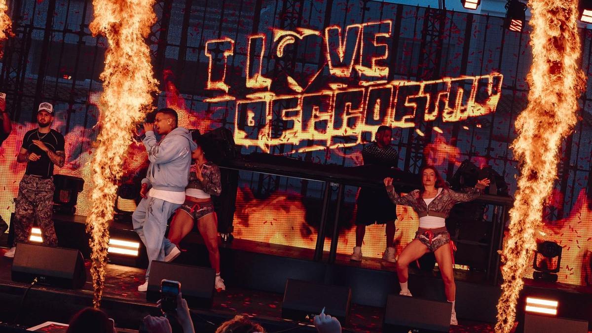 Imgen del 'opening' de 'I Love Reggaeton' en Ushuaïa Ibiza.