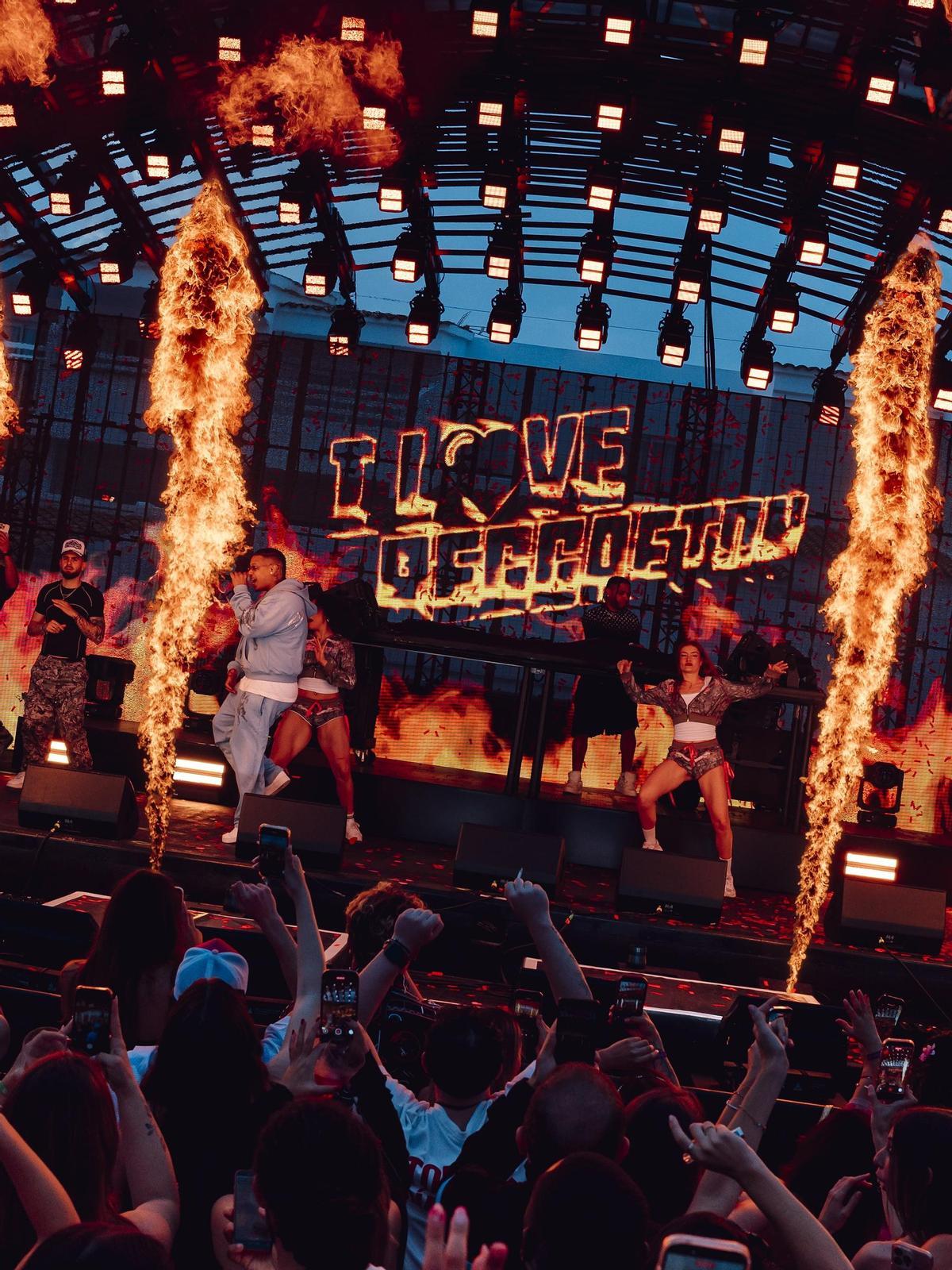 Imgen del 'opening' de 'I Love Reggaeton' en Ushuaïa Ibiza.