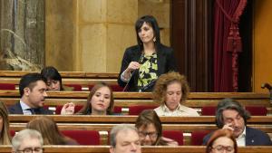 La líder de Aliança Catalana, Sílvia Orriols, este miércoles en el Parlament.