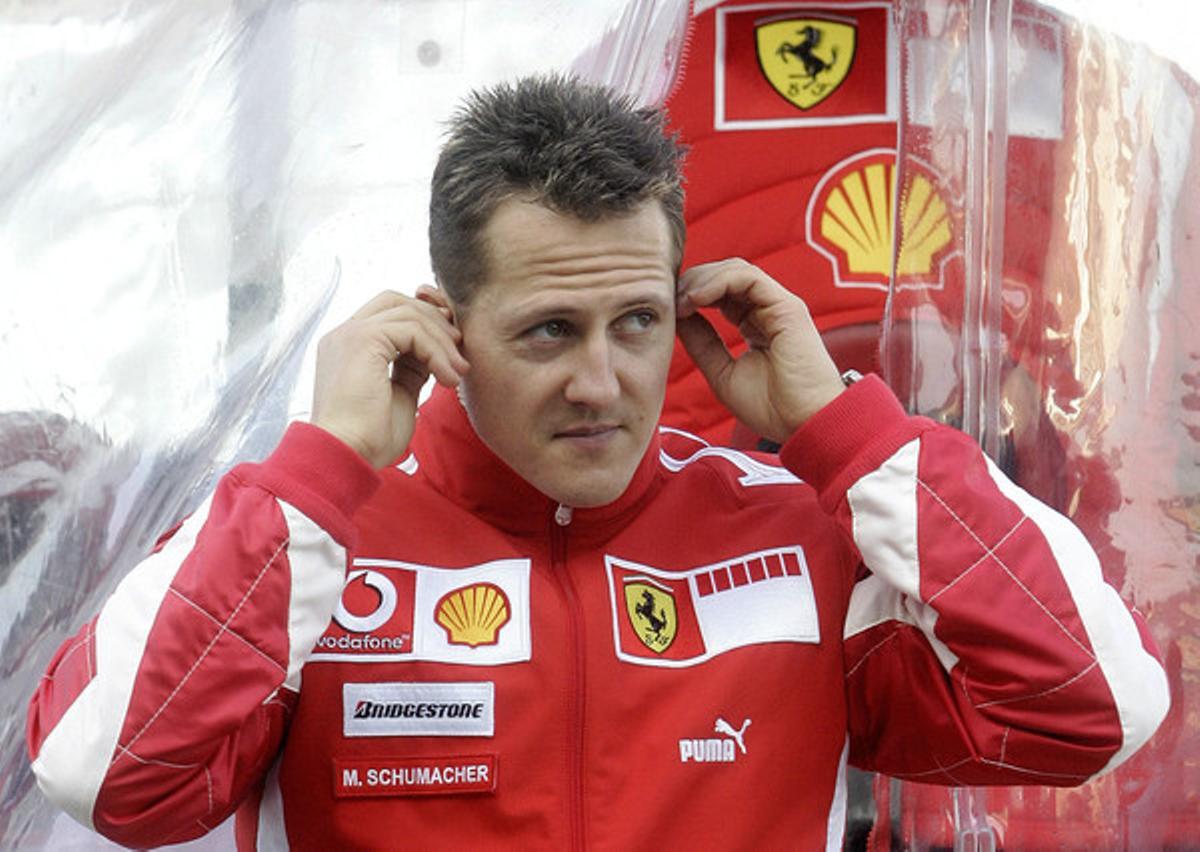 Michael Schumacher, durant el GP de València, el 2006. Michael Schumacher, durant el GP de València, el 2006.
