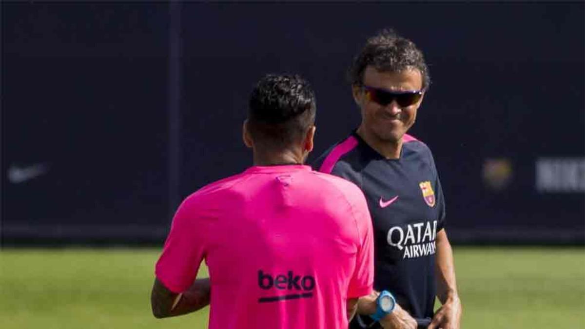 Dani Alves está agradecido a Luis Enrique