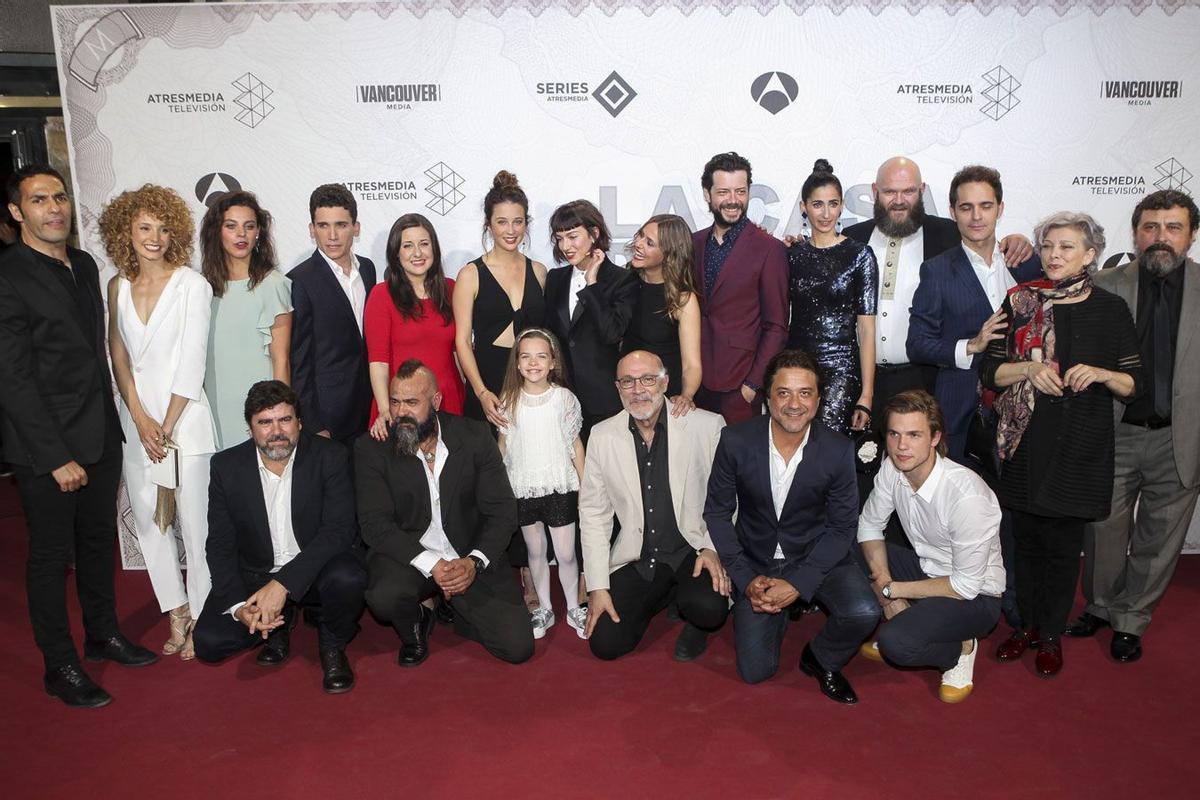 Premiere de 'La Casa de Papel': reparto