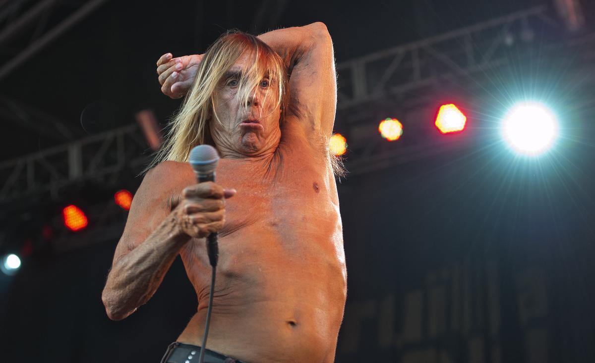 Iggy Pop, en una de sus últimas visitas a Barcelona.