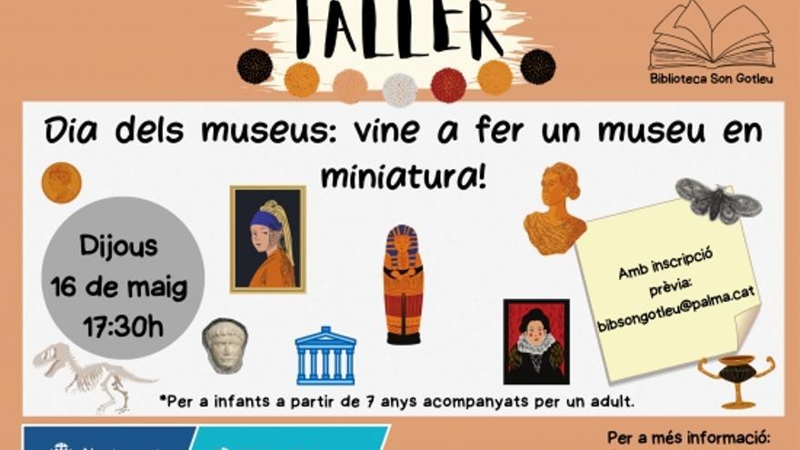 Taller: Dia dels museus, a càrrec del personal bibliotecari