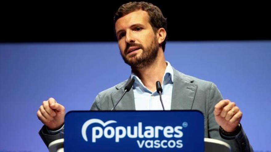 Pablo Casado: "Yo soy también del PP vasco"