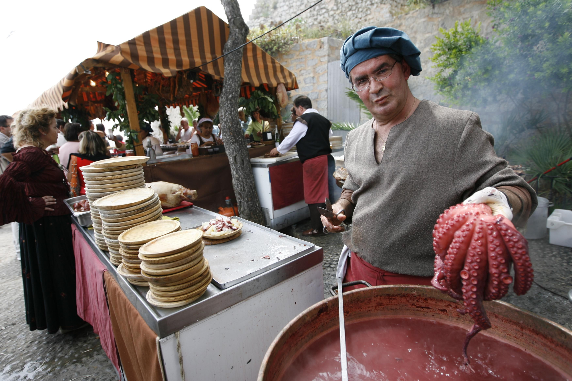 Edición de 2008 de la Feria Medieval de Ibiza.