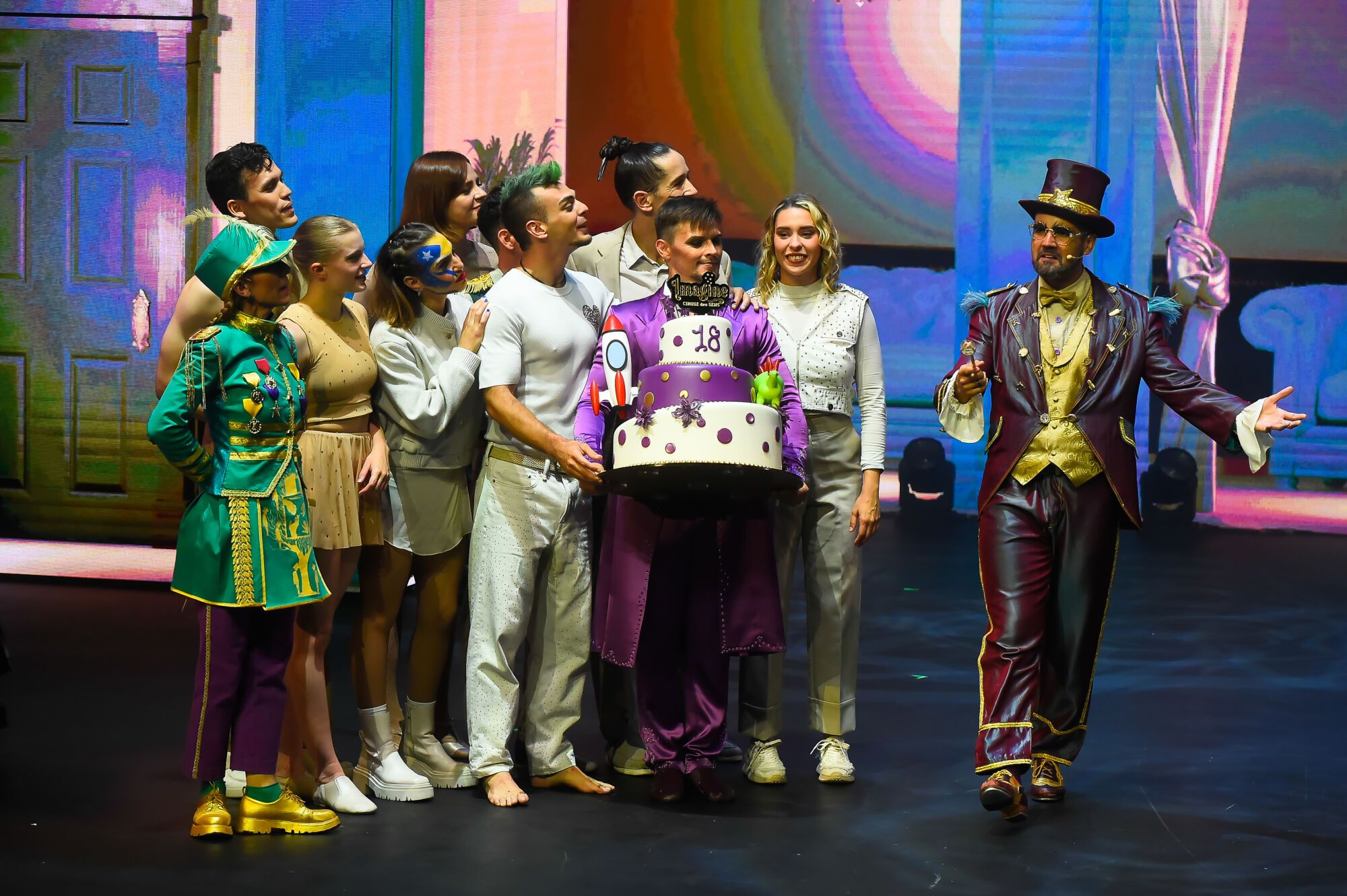 Pase a los medios de presentación del espectáculo de circo 'Imagine'