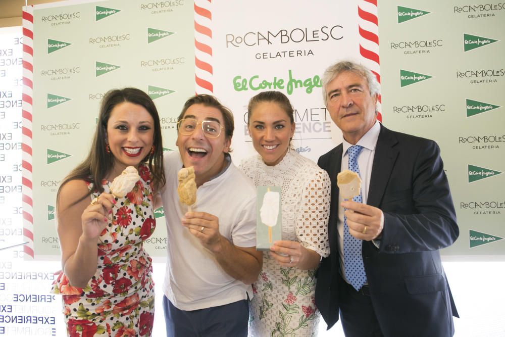 Presentación del polo de Rocambolesc con la cara del moro del castillo