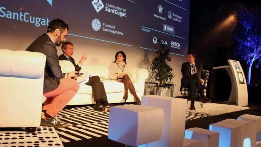 Representants del sector immobiliari, en una jornada ahir sobre les perspectives d&#039;aquest 2018