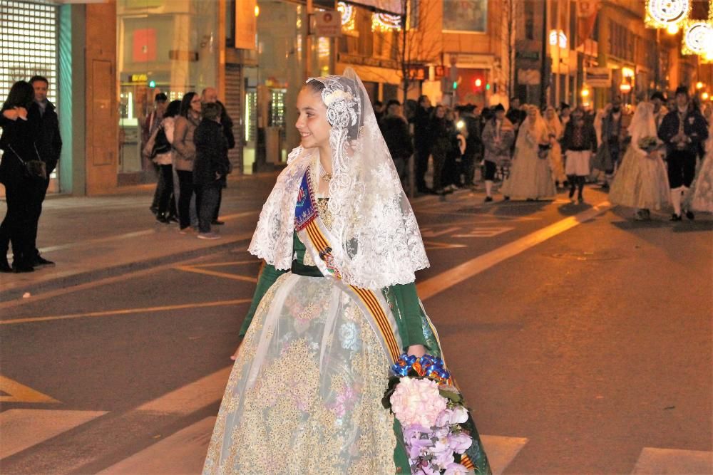 Ofrenda 2018: Así desfiló la fallera mayor infantil Daniela Gómez