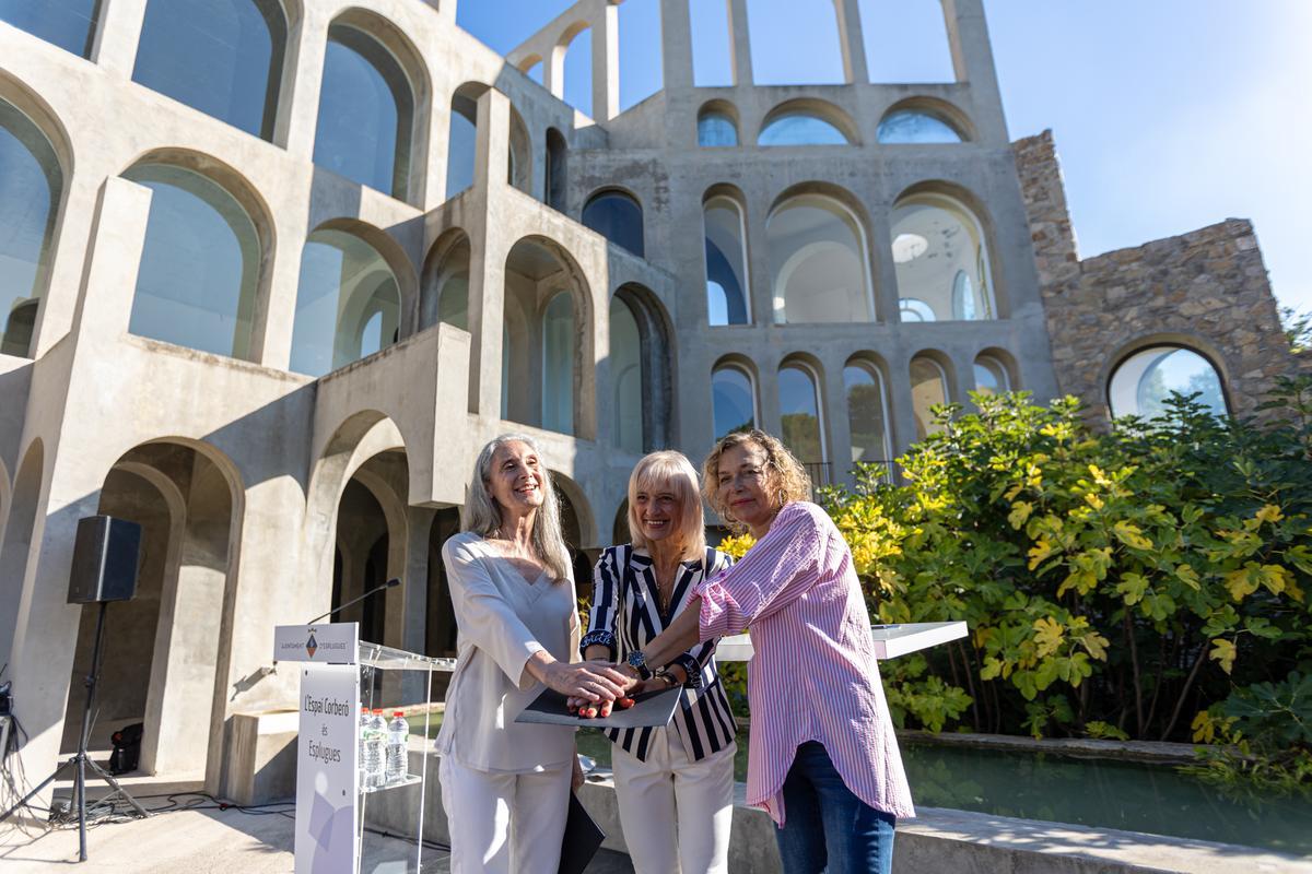 Visita al Espai Corberó, recién comprado por el ayuntamiento de Esplugues