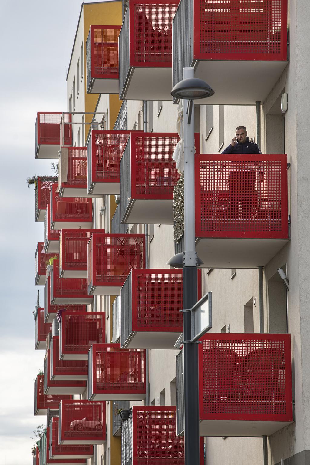 Nueva zona a las afueras de Viena.