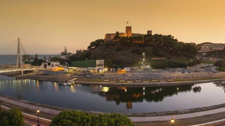 Entorno del Castillo de Sohail y de su parque fluvial.