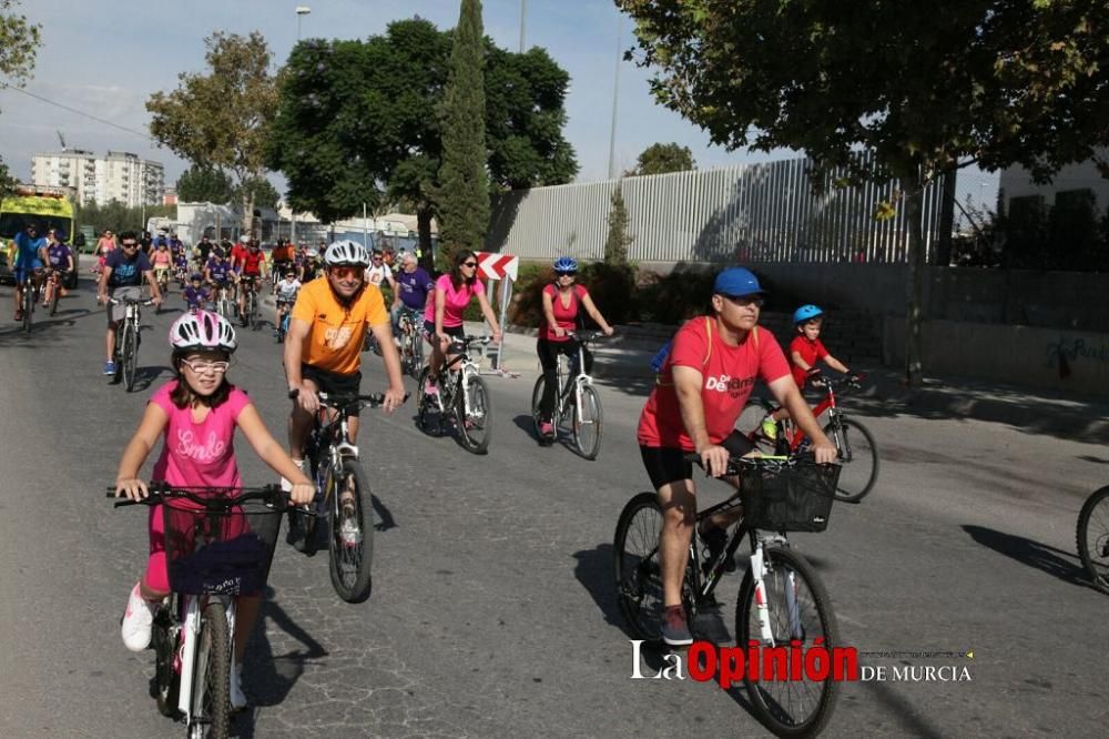 Ciclopaseo para clausular en Lorca los JDG