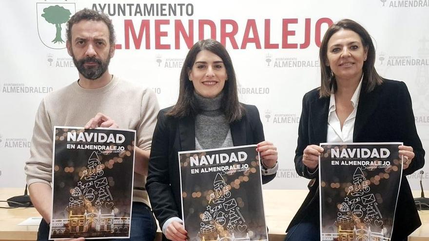 Los concejales Domingo Cruz, Tamara Rodríguez y Josefina Barragán presentaron los eventos.