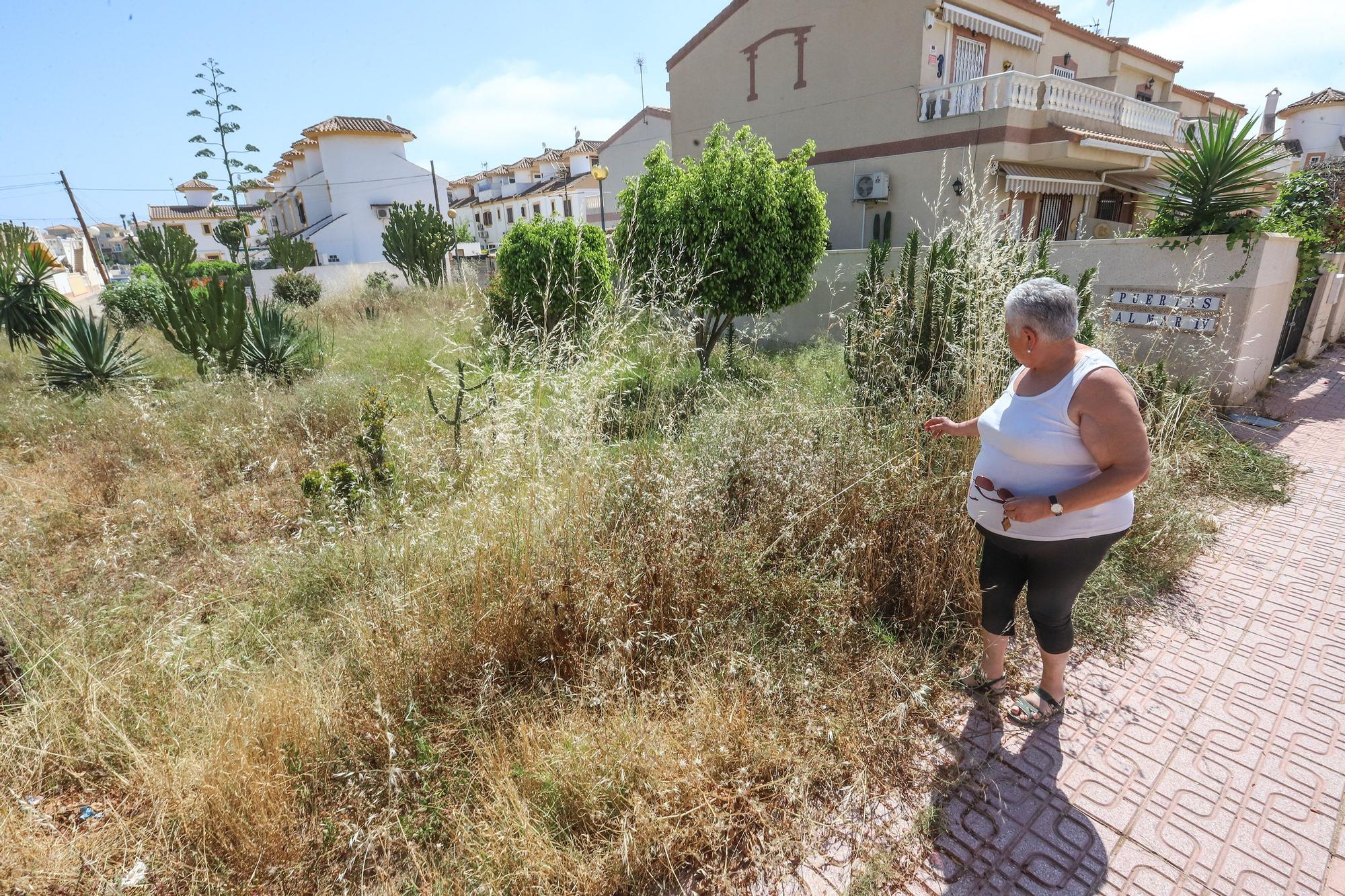 Parques en Orihuela Costa con deficiencias en el mantenimiento