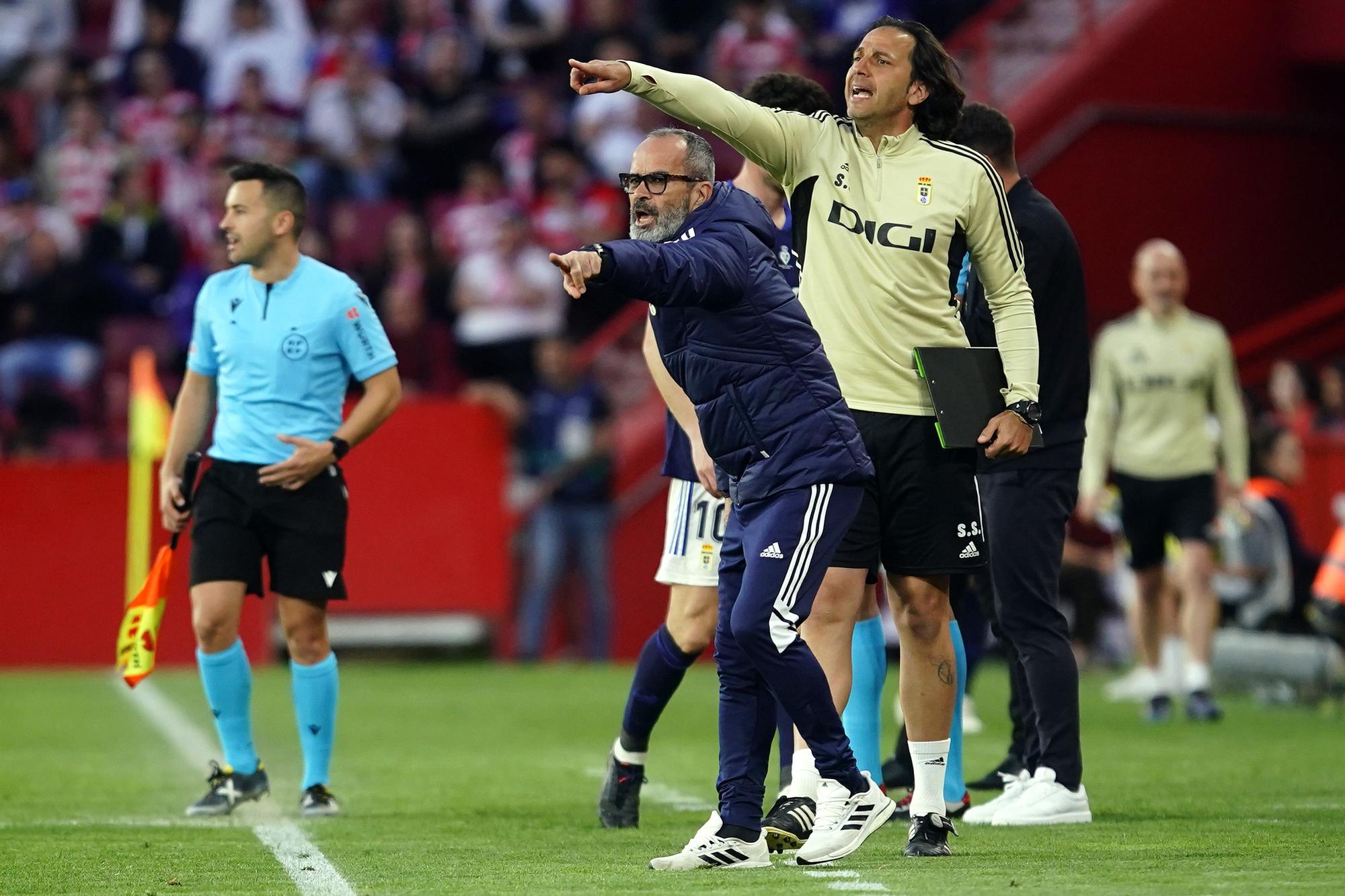 En imágenes: así fue la derrota del Real Oviedo en Granada