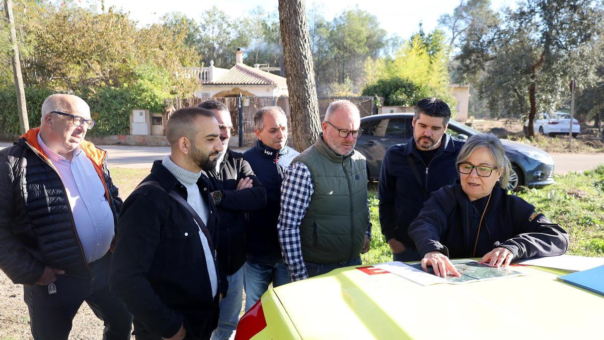 Visita a la zona de trabajo con autoridades y el equipo técnico del Consorcio.
