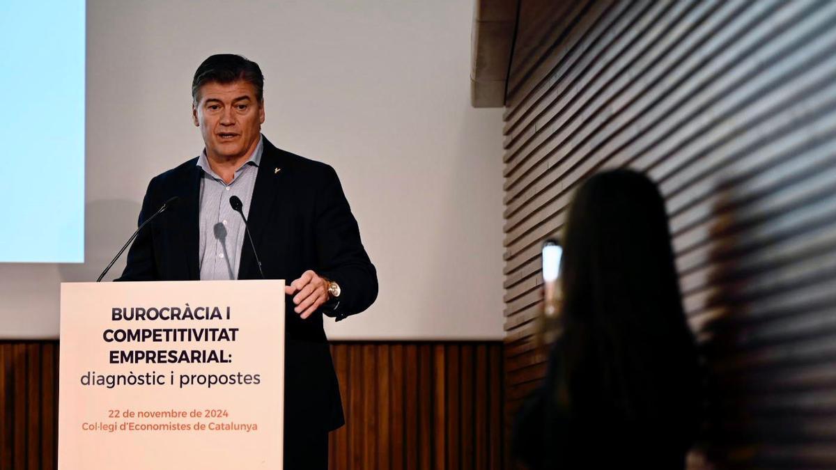 Cañete en la presentación del estudio