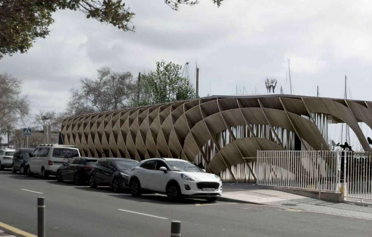 Aspecto del nuevo Pesquero según el diseño propuesto por el concesionario.