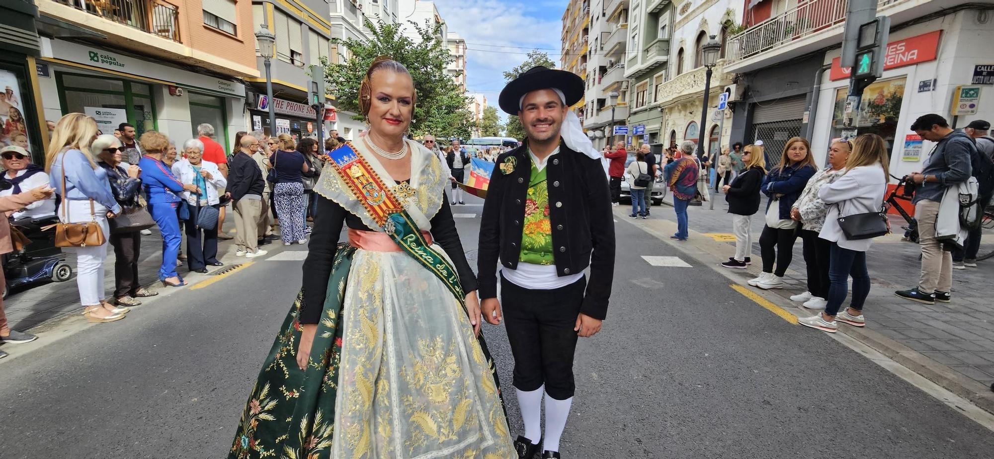 Las comisiones el Marítim, protagonistas en el Homenaje a la Senyera