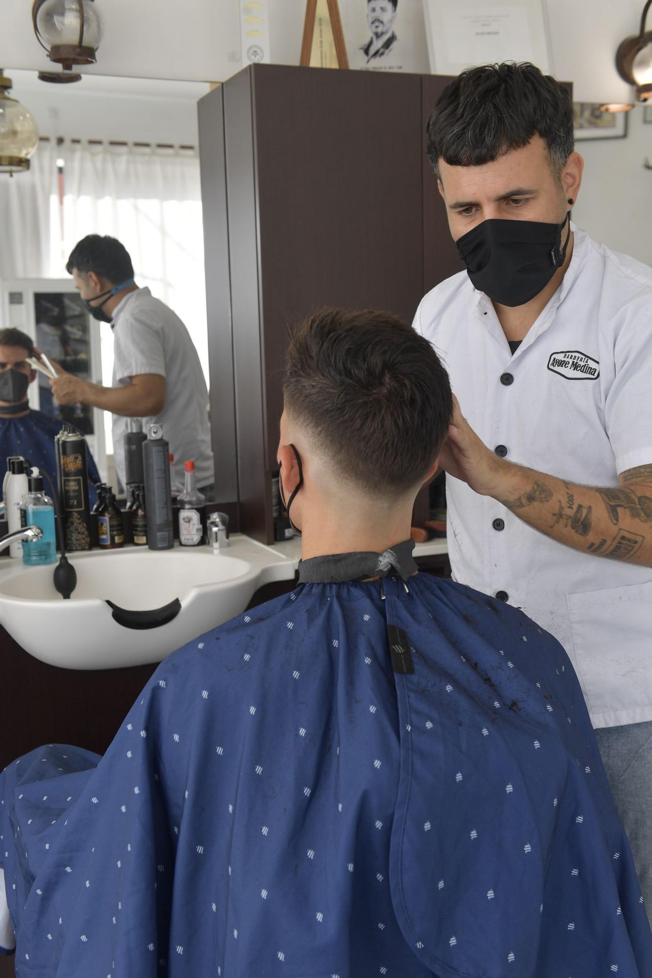 Ayoze Medina, subcampeón internacional de peluquería