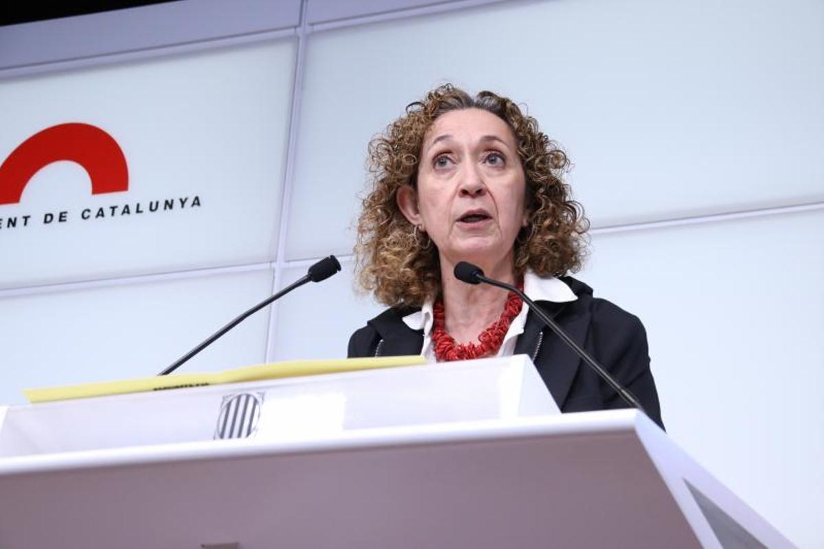 La portavoz de ERC en el Parlament, Ester Capella.