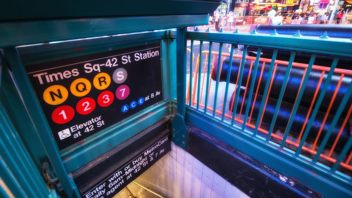 Metro de Times Square.