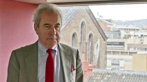 El escritor irlandés John Banville, en el CCCB.