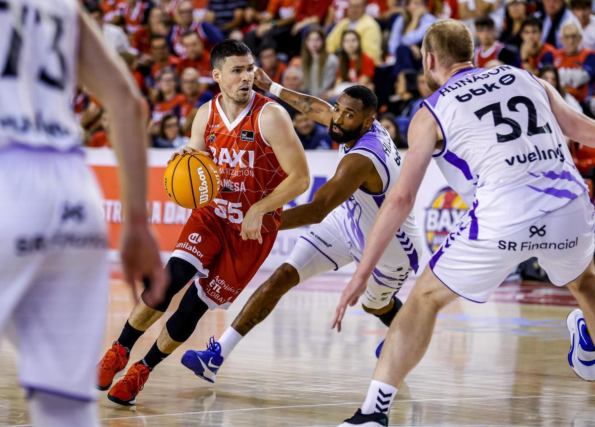 Dani Pérez comptarà amb minuts a la rotació davant del Bilbao Basket
